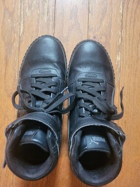 Puma Black High-Top Sneakers